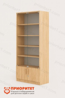 Шкафы офисные + Большой шкаф-витрина со стеклянными дверцами