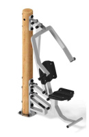 Уличные тренажеры + Жим от груди (лиственница) СТ 006-Л.И3