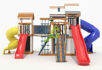 Детские уличные комплексы + Детская площадка IgraGrad Великан 4 (Макси) мод.2