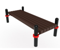 Уличные турники и брусья (Воркаут) + Воркаут Лавка ОВ 02-012 (108)