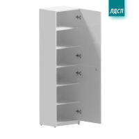 Шкафы для медикаментов и инструментов + Шкаф медицинский двухсекционный одностворчатый ШМЛ СКБ