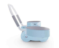 Ролики, упоры для отжиманий + Тренажёр для пресса AB Roller SND голубой с ковриком 34 х 17 x 0.6 cм