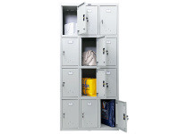 Шкафы для раздевалок (локеры) + Шкаф для сумок ПРАКТИК Стандарт LS-34