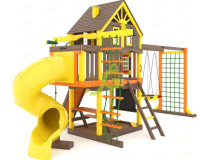 Детские уличные комплексы + Детская площадка IgraGrad Шато с трубой (Домик) мод.2