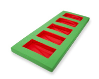 Мягкие модули + Мат с ячейками, 200*80 см.