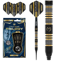 Дротики + Чемпионские дротики Winmau MvG Trilogy softip 23,5gr (профессиональный уровень)
