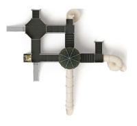 Детские уличные комплексы + Карнавал (Шанхай) - ДИК 2.22.05-02.И1 - Игровой комплекс H=1200 H=2000