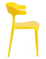 Пластиковые стулья + Стул TON (mod. PC33) пластик, 48 x 48 x 74 см, желтый (Yellow Y-01)