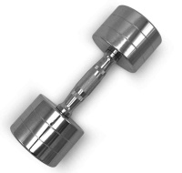 Гантели + Гантель UNIX Fit PRO круглая хромированная 9 кг