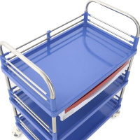 Тележки медицинские + Столик реанимационный, анестезиологический C4 (ТМ-018АН-00)