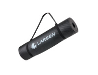 Коврики для фитнеса + Коврик для фитнеса и йоги Larsen NBR ECE 069 Black 183 х 61 х 1 см