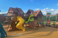 Детские уличные комплексы + Детская площадка IgraGrad Великан Deluxe