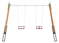 Детские качели + ИО 01-133.007.147 (Лесная сказка) Качели Д2