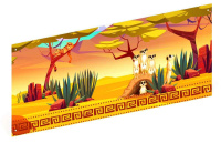 Хозяйственное оборудование + Сафари - Ограждение из фанеры и бруса - МФ 90.01.01-09