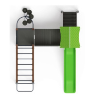 Детские уличные комплексы + Лукоморье - ДИК 2.25.06-01 - Игровой комплекс H=1200