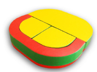 Мягкие модули + Набор игровой мебели «Солнце», трансформер