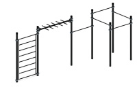 Уличные турники и брусья (Воркаут) + Воркаут 89 ВТ 11.22-01