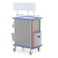 Тележки медицинские + Столик реанимационный, анестезиологический AT750-01 (ТМ-003АН-00)