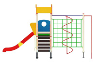 Детские уличные комплексы + Детский игровой комплекс «Городок» H=1200 ДИК 23-302