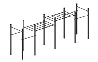Уличные турники и брусья (Воркаут) + Воркаут 108 ВТ 12.20-01