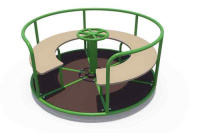 Детские качели + Карусель с рулем Сафари ИО 06100