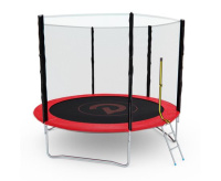 Батуты + Батут с сеткой DFC PELPO 10ft с лестницей, RED