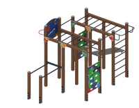 Детские уличные комплексы + Спортивная серия (Граффити) СК 2.01.04-01