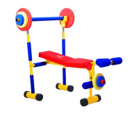 Детские тренажеры + Скамья под штангу детская DFC (VT-2400)