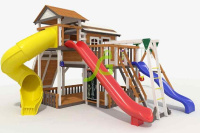 Детские уличные комплексы + Детская площадка IgraGrad Домик 5 мод.1
