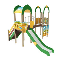 Детские уличные комплексы + Детский игровой комплекс «Рада» (100) H=1200 ДИК 22-205