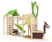 Детские уличные комплексы + Детская площадка IgraGrad W19 Спорт