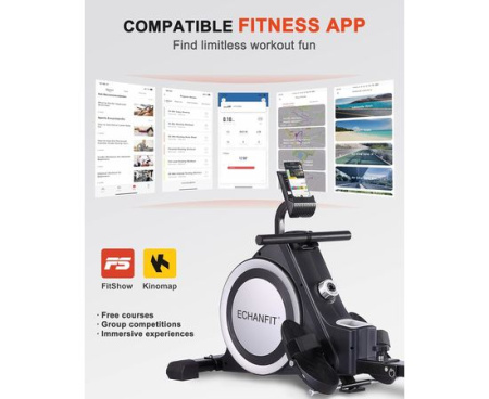 Гребные тренажеры + Гребной тренажер DFC ECHANFIT, складной