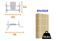 Аксессуары к дск + Брусья на спортивный комплекс "Romana усиленный +" (11.05-09) белый муар