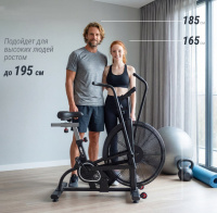 Велотренажеры + Велотренажер UNIX Fit Techno AirBike 900