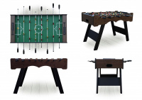 Настольный футбол + Игровой стол - футбол "Stuttgart" (122x61x81см, венге)