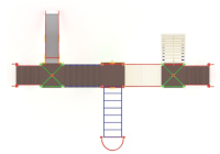Детские уличные комплексы + Детский игровой комплекс «Навина» H=1200 ДИК 28-930