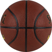 Баскетбольные мячи + Мяч баск. SPALDING Grip Control 76875z, р.7, композит. кожа (ПУ) коричневый