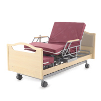  Кровати для домашнего использования + Кровать электрическая Med-Mos DB-2B с поворотным креслом в правую сторону (светлое дерево)