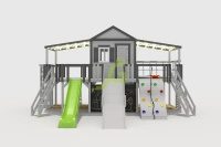 Уличные игровые комплексы для детей + Детская площадка IgraGrad Домик D1 мод.2