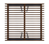 Перголы + Пергола тент (прямая) - МФ 77.04.01-01 /без поликарбоната/