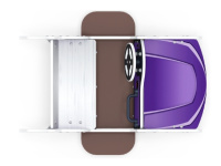 Теневые навесы, беседки + Кабриолет (фиолетовый) - Беседка машинка средняя - МФ 10.03.02-03.И1