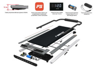 Беговые дорожки + Беговая дорожка UNIX Fit R-300C Grey