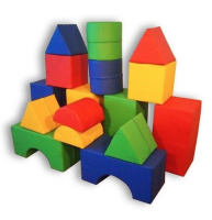 Мягкие модули + Мягкий напольный конструктор, 16 эл.