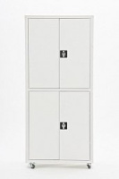 Шкафы для медикаментов и инструментов + Шкаф медицинский металлический, с антибактериальной окраской МЕТ ВАЛЕНТИЯ 2ММ