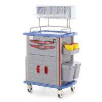 Тележки медицинские + Столик реанимационный, анестезиологический AT750-01 (ТМ-003АН-00)