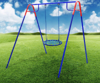 Детские качели + Качели дачные Пионер + качели гнездо 80 см.(металл)