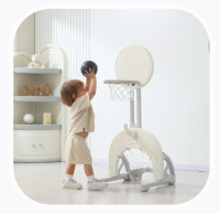 Детские баскетбольные стойки + Баскетбольная стойка UNX Kids Ocean Grey