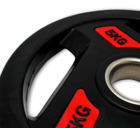 Диски с посадочным диаметром 51 мм + Диск обрезиненный c хватом UNIX Fit PRO 5 кг, 51 мм