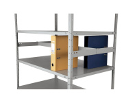 Металлические стеллажи + Стеллаж металлический MS Standart 185/100x40/4