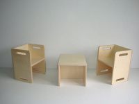 Детские стульчики и кресла + Стульчик дошкольный четырехсторонний